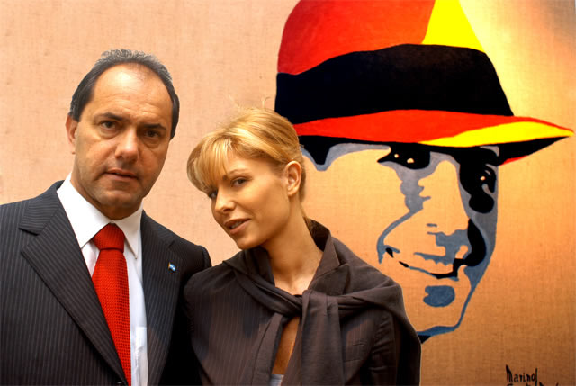 Daniel Scioli y karina Rabolini